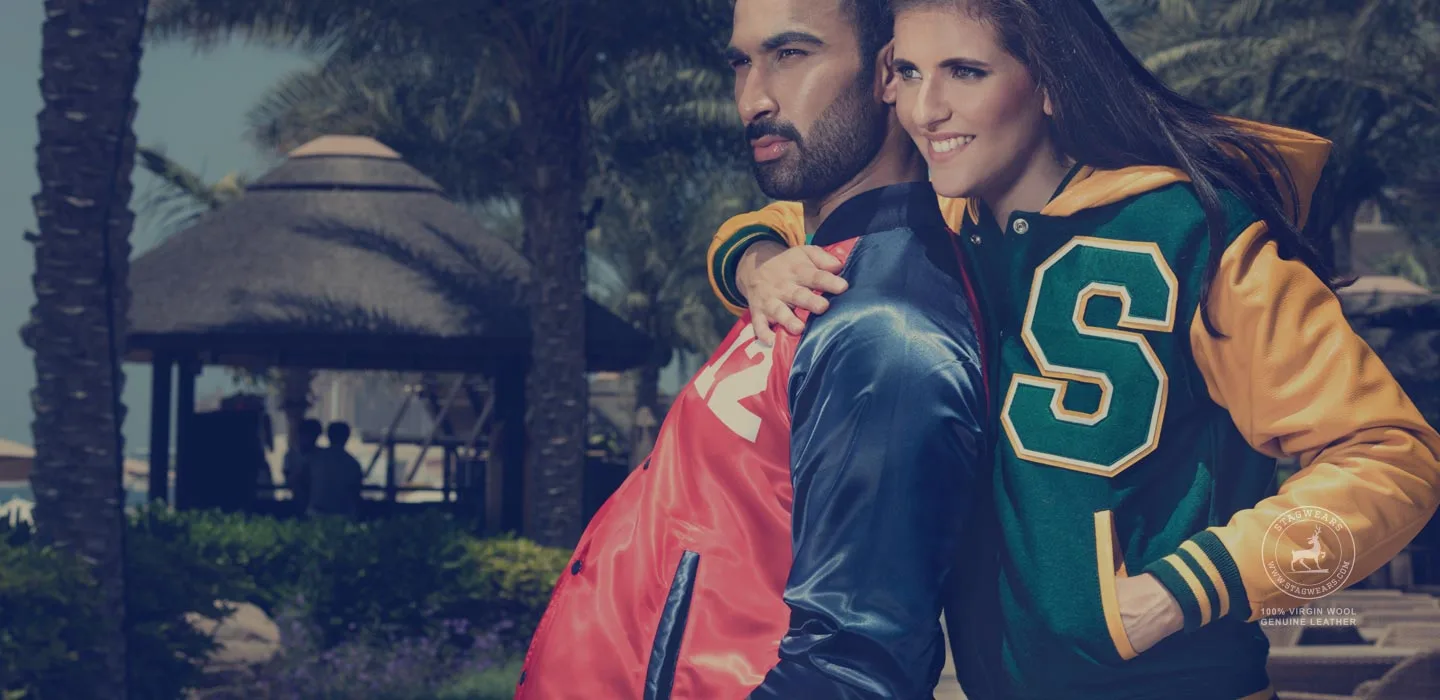 Design your own letterman jacket in the Stag Wears Design Lab