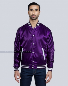 Purple Satin Jacket