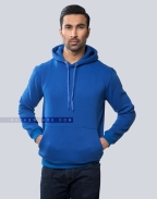 Royal Blue Pullover Fleece Hoodie Casual