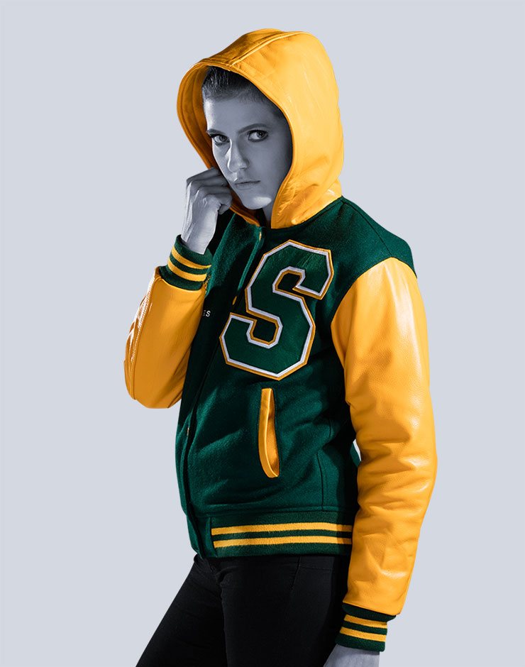 Custom Hooded Letterman Jackets