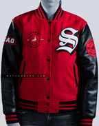 Varsity Letterman Jackets Faux Leather