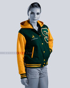 Seniors Varsity Letterman Jacket Hoodie Leather