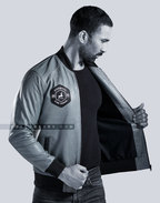 Custom Sheep Leather Bomber Jackets