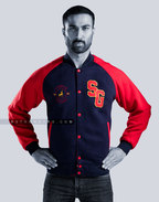 Customized Varsity Letterman Jacket Fleece Reversible