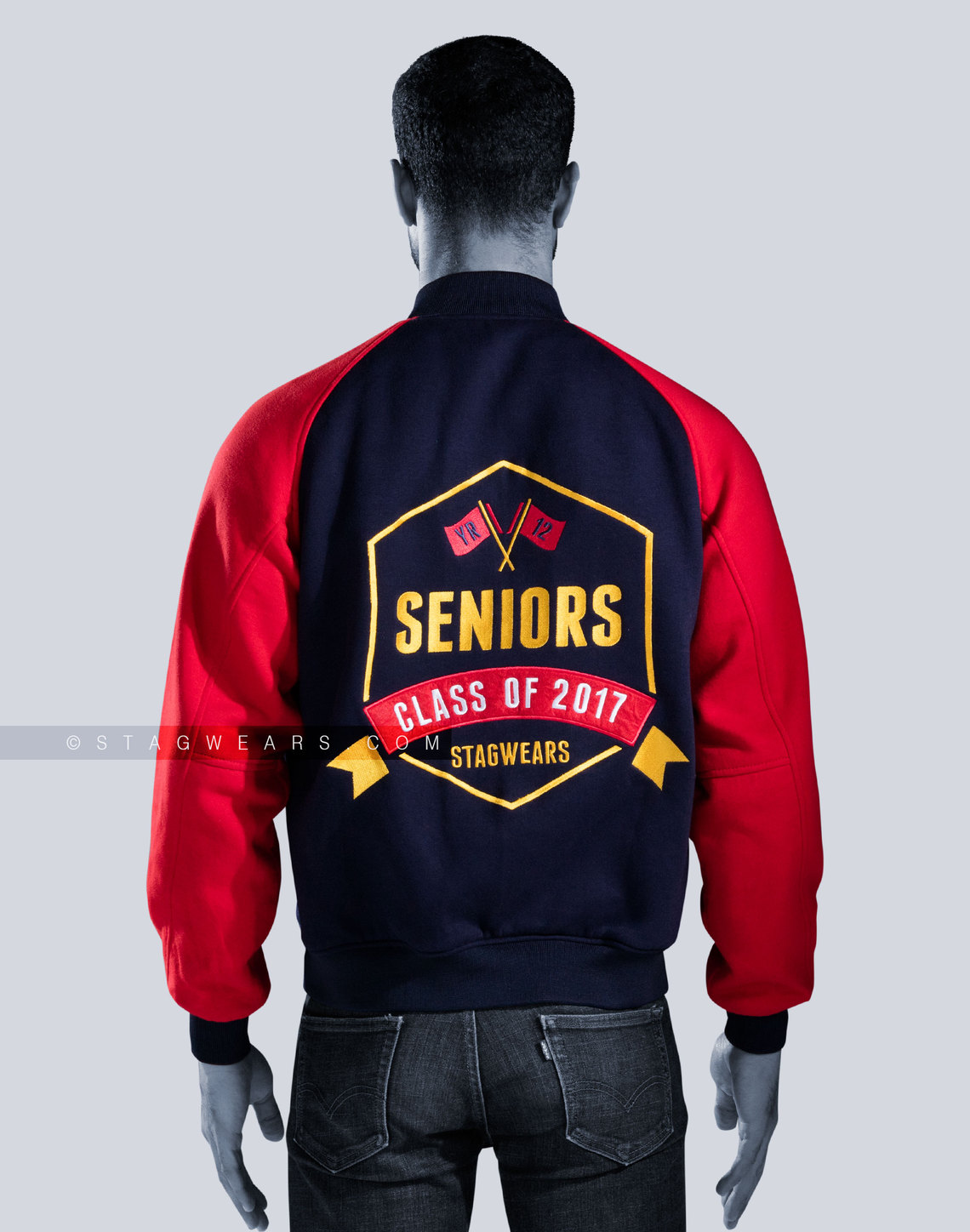 Varsity Letterman Jacket Fleece Reversible Satin Fleece
