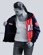 Satin Custom Cotton Fleece Hoodies Reversible