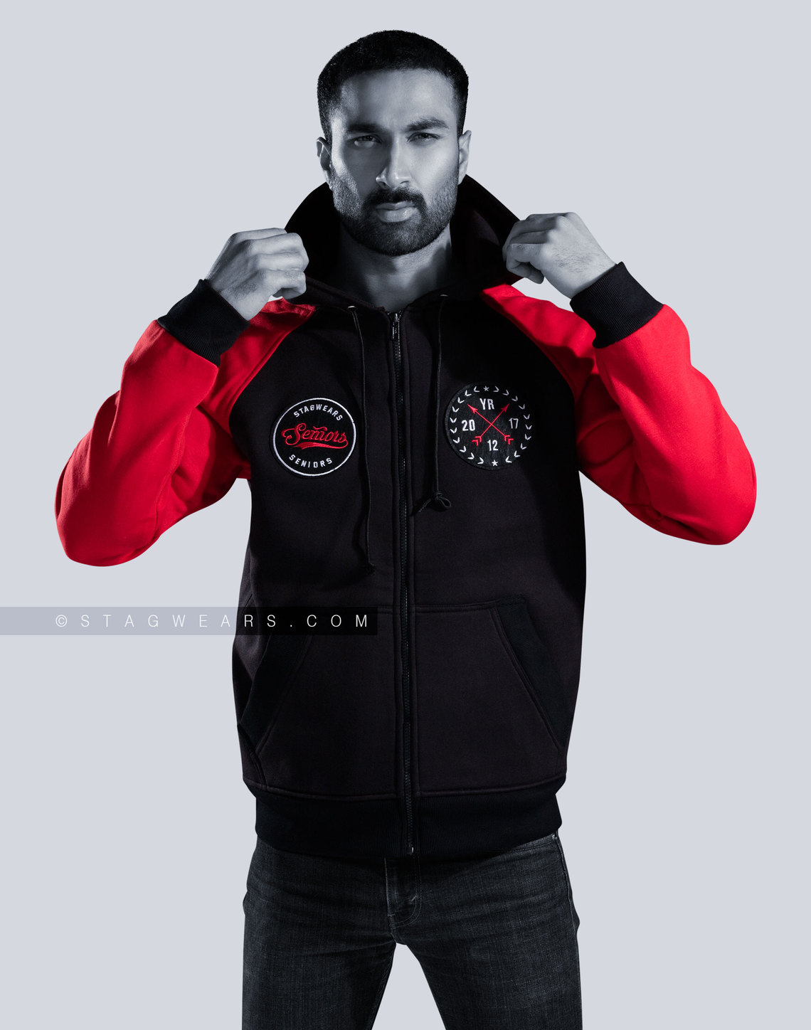 Seniors Class Of 2018 Custom Hoodie Zip Men