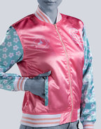 Varsity Letterman Jacket Sublimation Printing Custom Pattern Satin Jackets