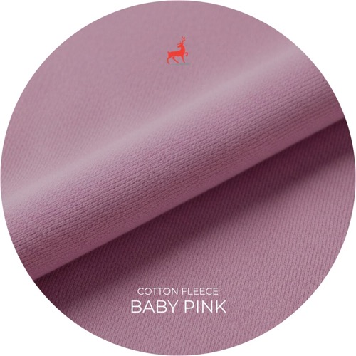 Baby Pink Cotton Fleece