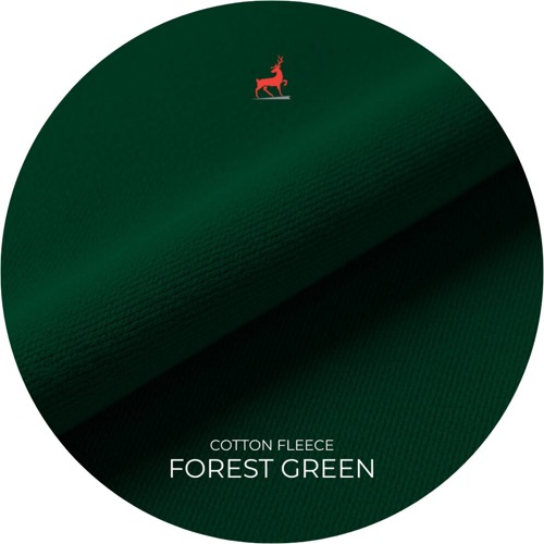 Forest Green Cotton Fleece