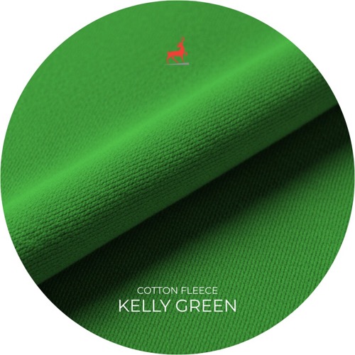 Kelly Green Cotton Fleece