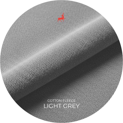 Light Grey Cotton Fleece