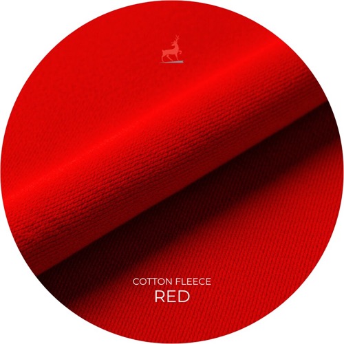 Red Cotton Fleece