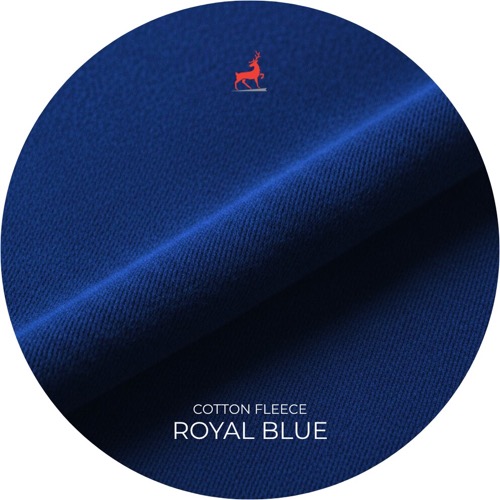 Royal Blue Cotton Fleece