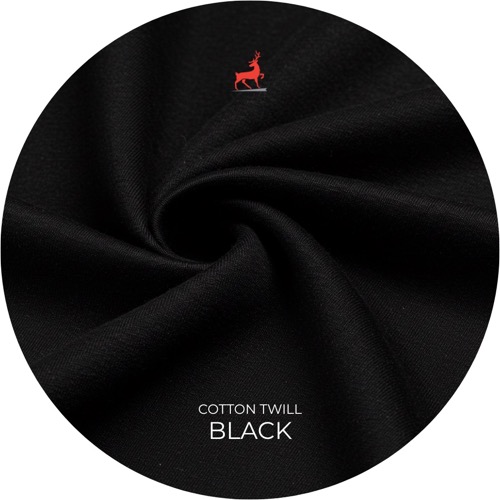 Black Cotton Twill