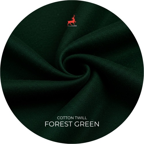 Forest Green Cotton Twill