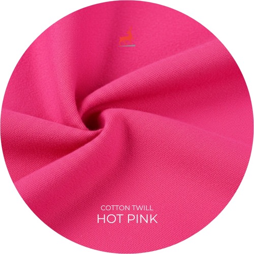 Hot Pink Cottont Twill