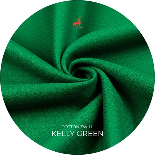 Kelly Green Cotton Twill