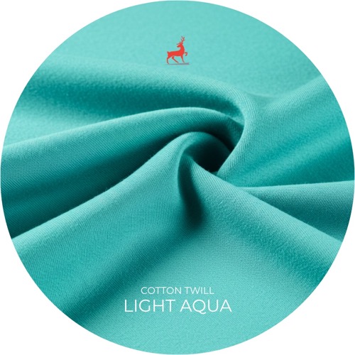 Light Aqua Cotton Twill