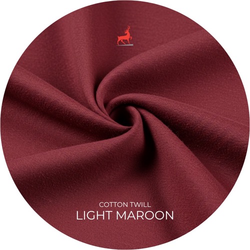 Light Maroon Cotton Twill
