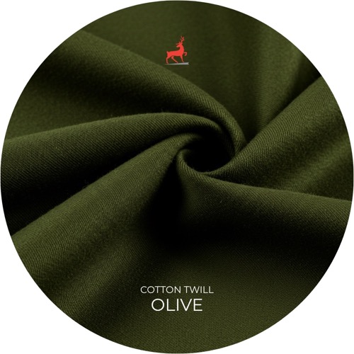 Olive Cotton Twill