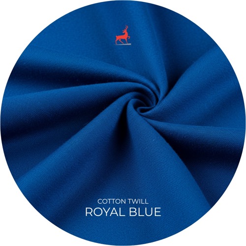 Royal Blue Cotton Twill