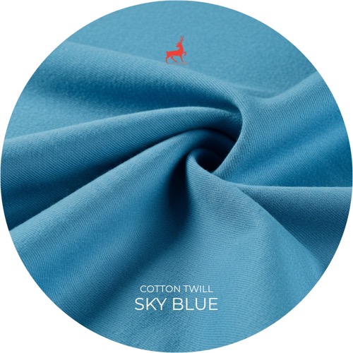 Sky Blue Cotton Tiwll