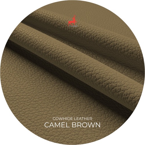 Camel Brown Cowhide Leather