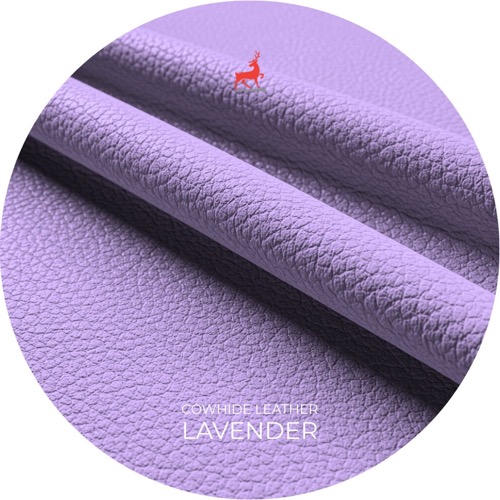 Lavender Cowhide Leather