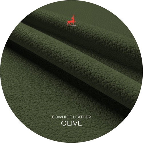 Olive Cowhide Leather