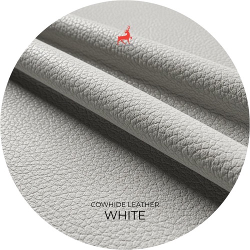 White Cowhide Leather