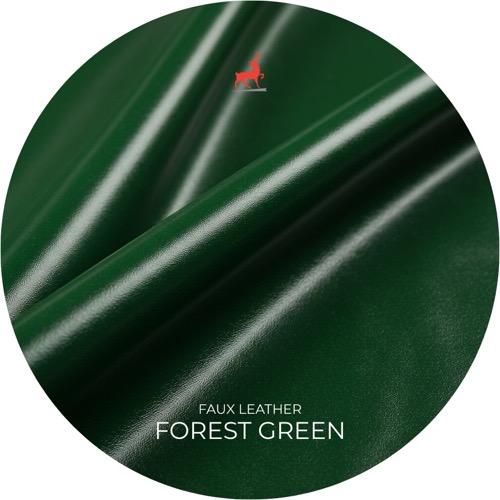 Forest Green Faux Leather
