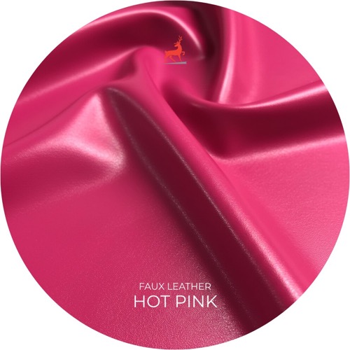 Hot Pink Faux Leather