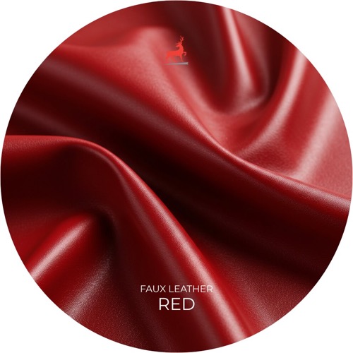 Red Faux Leather