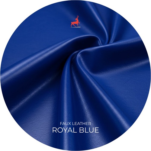 Royal Blue Faux Leather