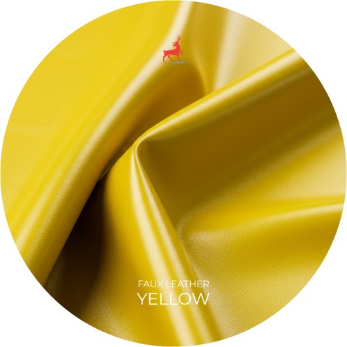 Yellow Faux Leather