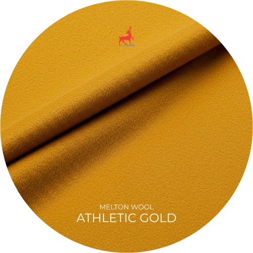 Athletic Gold Melton Wool