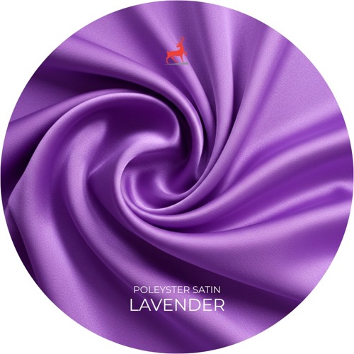 Lavender Polyester Satin