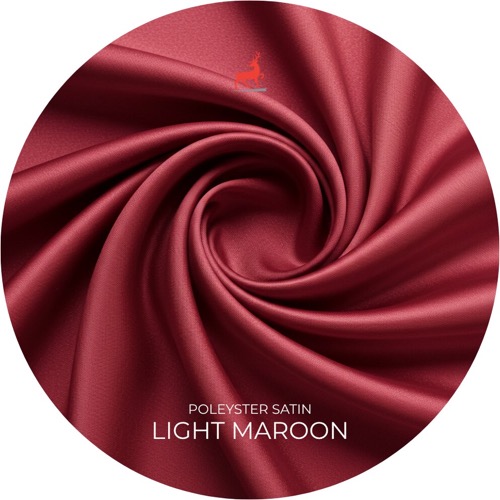 Light Maroon Polyester Satin