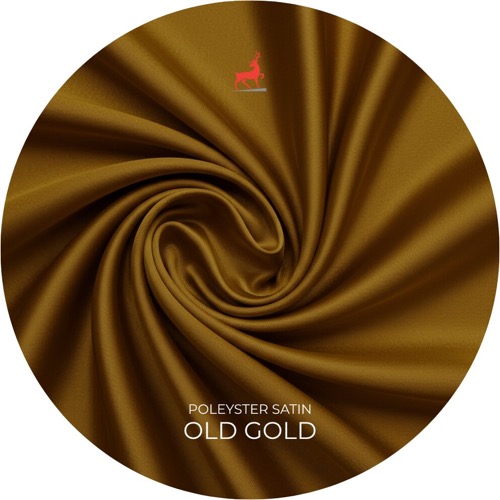 Old Gold Polyester Satin