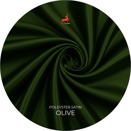 Olive Polyester Satin