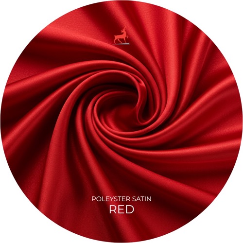 Red Polyester Satin