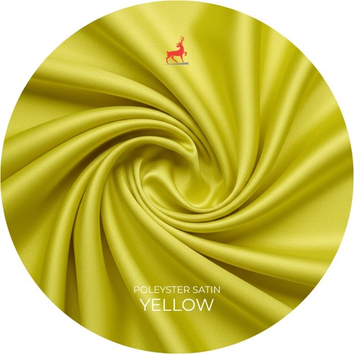Yellow Polyester Satin