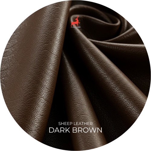Dark Brown Sheep Leather