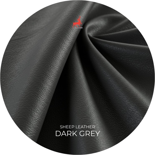 Dark Grey Sheep Leather