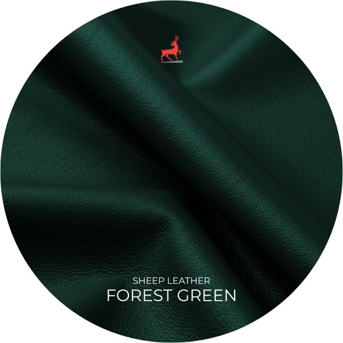 Forest Green Sheep Leather