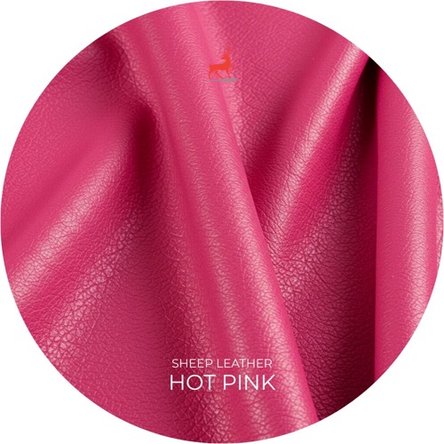 Hot Pink Sheep Leather